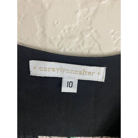 Anthropologie CoreyLynnCalter Womens 100% Silk Cherry Blossom Dress - 10 - Picture 3 of 12